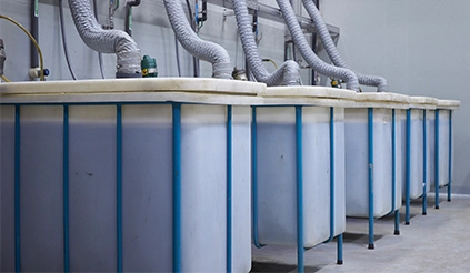 Fixierer in Gebinden