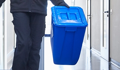 Organabfälle in Gebinde